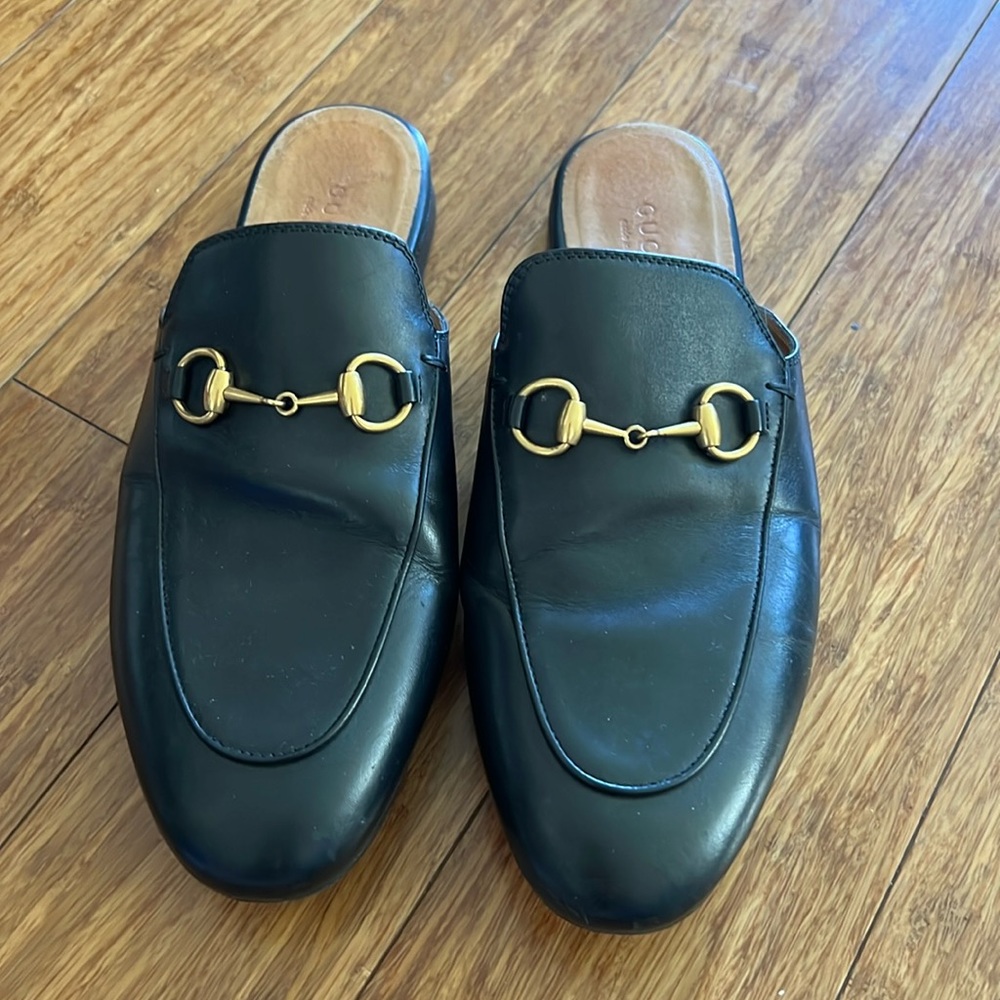 Gucci Princeton Leather Slipper Slide